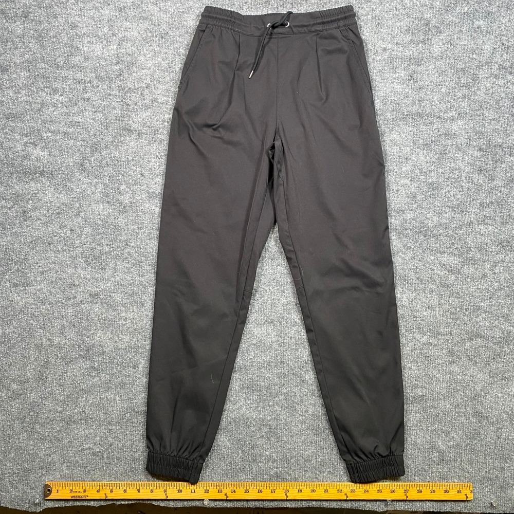 The North Face Womens Black Joggers Elastic Waist Drawstring Pants Small Regular